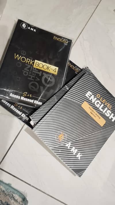 English workbooks complete syllabus and grammar  with past papers