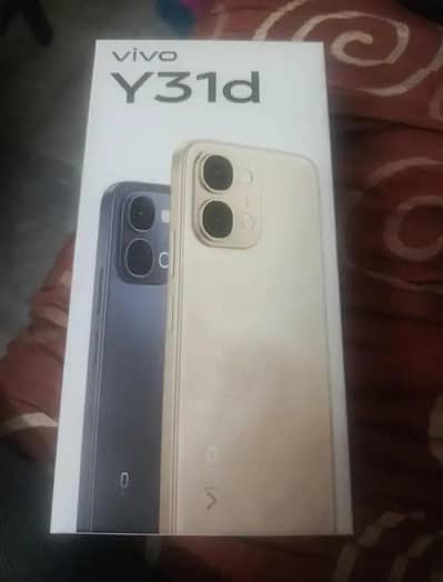 vivo y31d 10/10 condition just box open  8/256