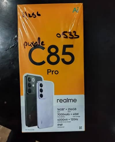 Realme C85pro Ram 8+8 Room 256