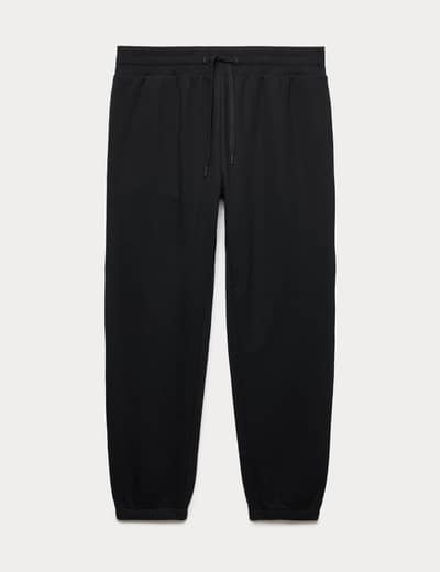 Marks and Spencer Elasticated Waist Cotton Rich trousers