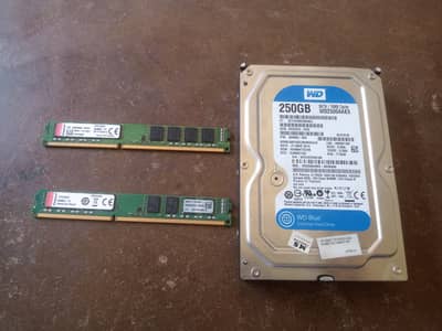 250 gb hard aur 8gb 8gb ram