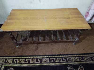 wooden table