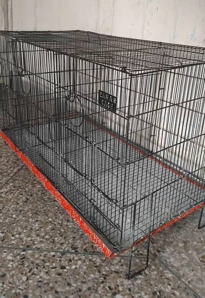 3 portion folding cage