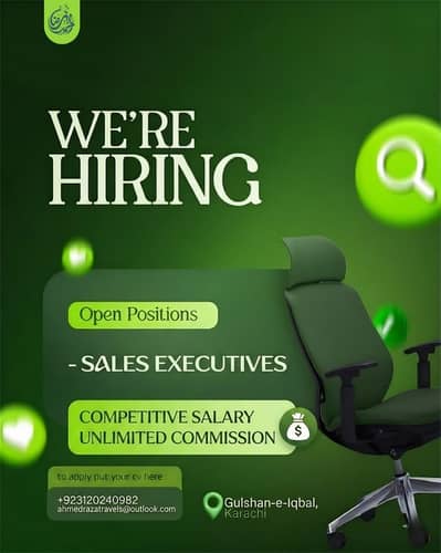 Hiring Sales Executive for Travel Agency | Salary + Commission