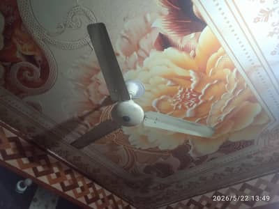 Heavy Duty 56" Ceiling Fan - Bilkul Sahi Working Condition