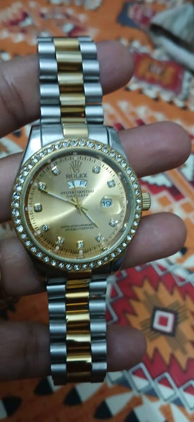 Rolex date and time