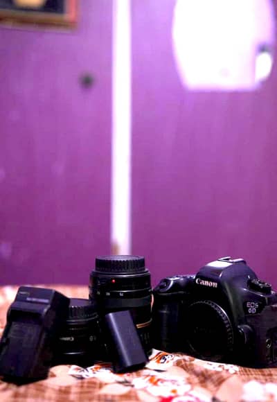 canon 6D with 2 lenses