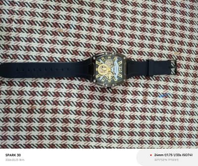 fully automatic men's watch skeleton dail