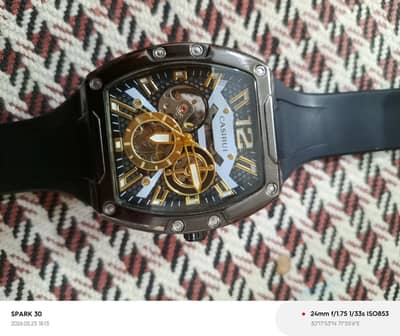 fully automatic men's watch skeleton dail