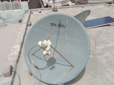 Dish antenna set