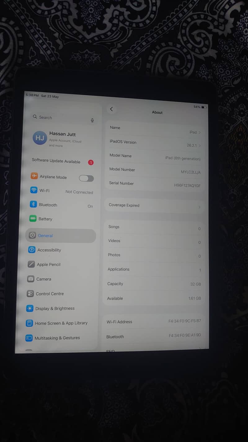 ipad 8 generation 4