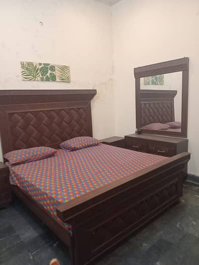 Wooden bed
