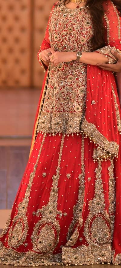 Red Bridal Lehanga