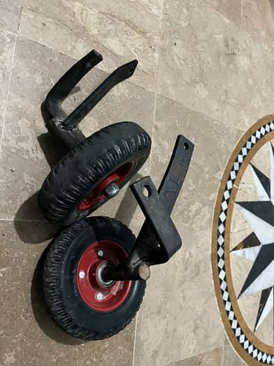 Scooty Support Wheels / Side Wheels Pair – Heavy Duty