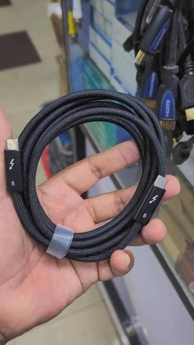 Gearbeast Brand Thunderbolt 5 USB-C 2-3 Meter Cable PD240W New