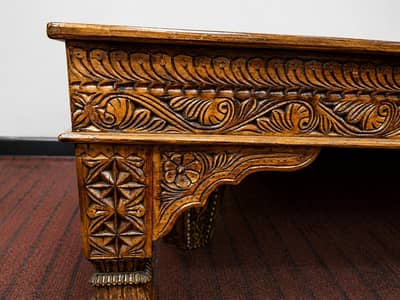 Royal Handmade Antique Wooden Center Table