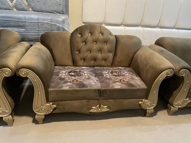 Brown colour sofa set 1