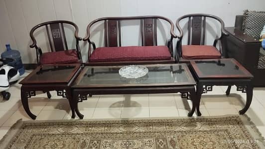 Chinese Sofa Set with tables