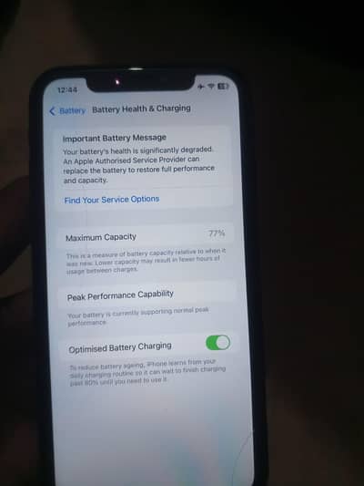 iphone xr jv total original 64 JB battery  77