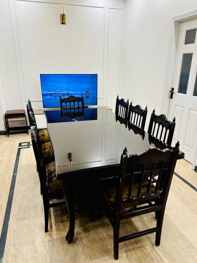 8 seater dining table pure wood