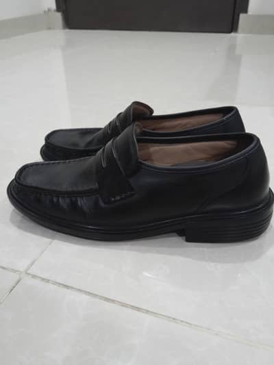 NDure Black Formal Loafers Size 45 – Excellent Condition