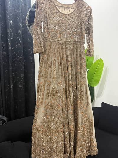 Heavy bridal frock for sale