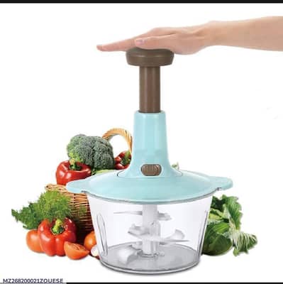 Manual Mini Food Chopper & Vegetable Cutter - Durable Stainless Steel