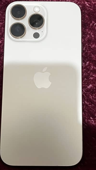 16 pro max pta aproved 256gb golden colour