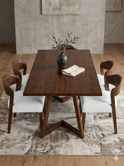 Dining Table | 6 Seater Dining Table | Pure Wood Dining Set