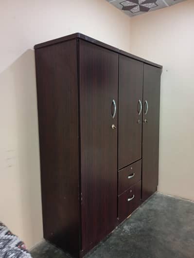 wooden wardrobe