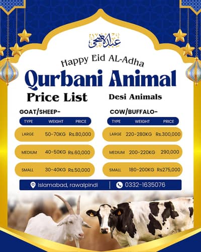 Qurbani k liya rabta kra