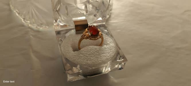 Elegant Aqeeq Ring for Women | Original Agate Stone Ring