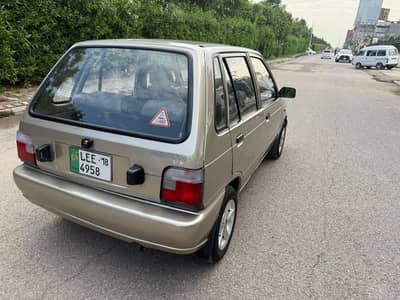 Suzuki Mehran VX Model 2018, Lahore Registered. Golden Colour.