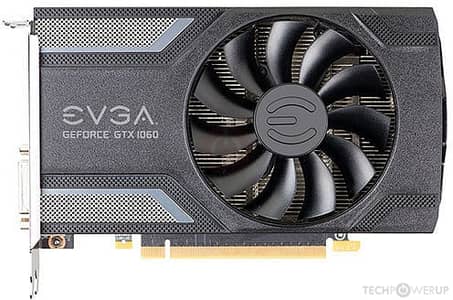 GTX 1060 6GB EVGA Single Fan – Excellent Condition | Graphic Card GPU