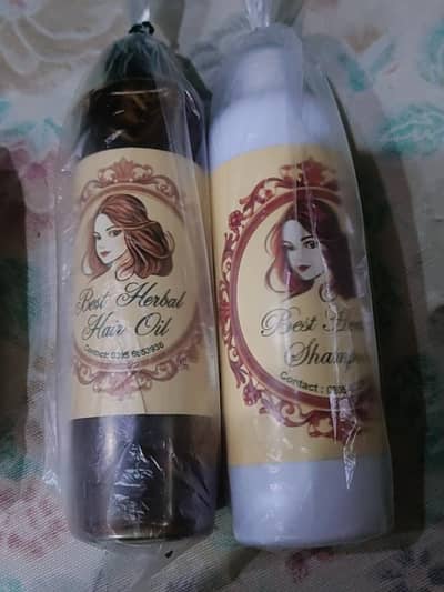 best herbal hair oil and shampoo