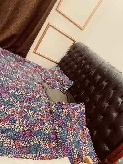 King Size bed with a Side Table and a Dressing Table