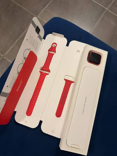apple watch series 6 red 38mm (nike edition) with box