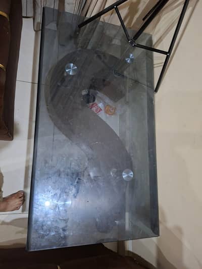 Large Glass Center Table – Modern Stylish Design
