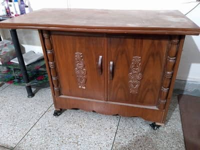 pure wooden iron stand