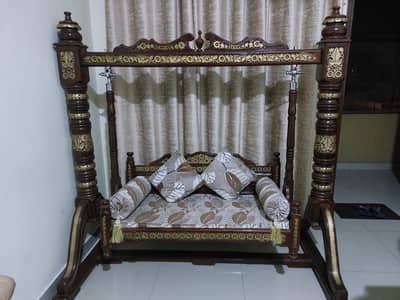 wooden jhula