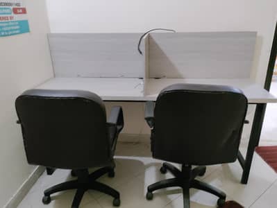 Workstation and Revolving Chairs