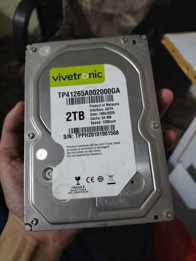 2tb Branded Hard Drive