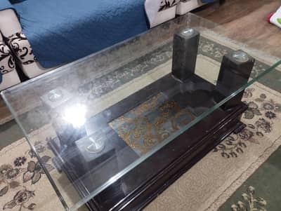 Central Table glass top