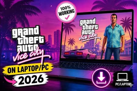 GTA VICE CITY FOR PC/LAPTOP (ALL OVER PAKISTAN SERVICE AVAILABLE)