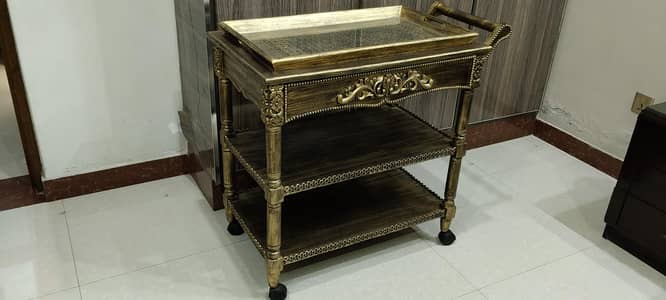 brand new tea trolley