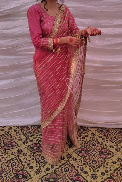 Beautiful designer net saree for sale