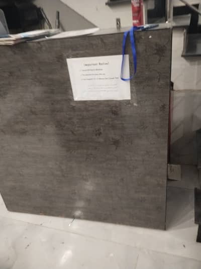 Reception Counter and Back light Board