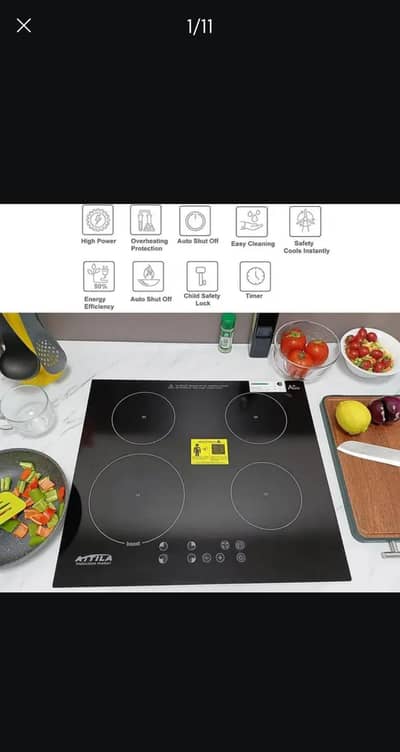 Attila Aura + 4 burner induction cooker- Imported Premium Quality