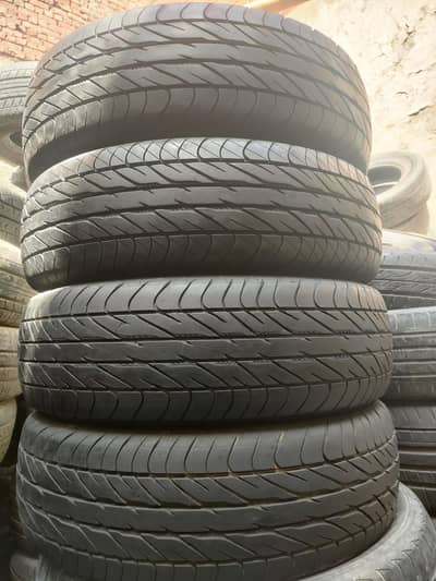 Lahore Tyre Shop 185/65R15 japnai Dunlop 80% 4 tyres Set