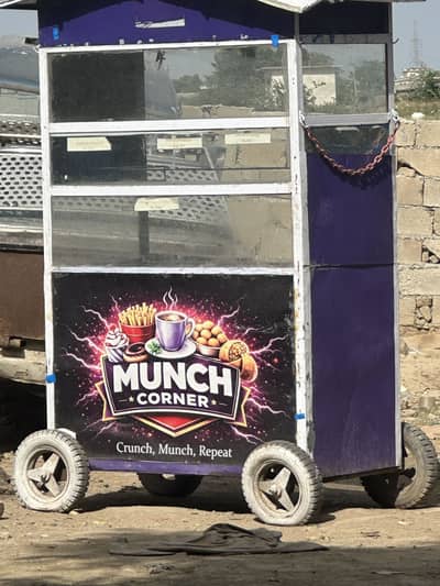 Portable Food stall in good condition.
